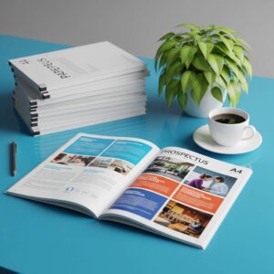 A4 Prospectus booklets uk biz printing