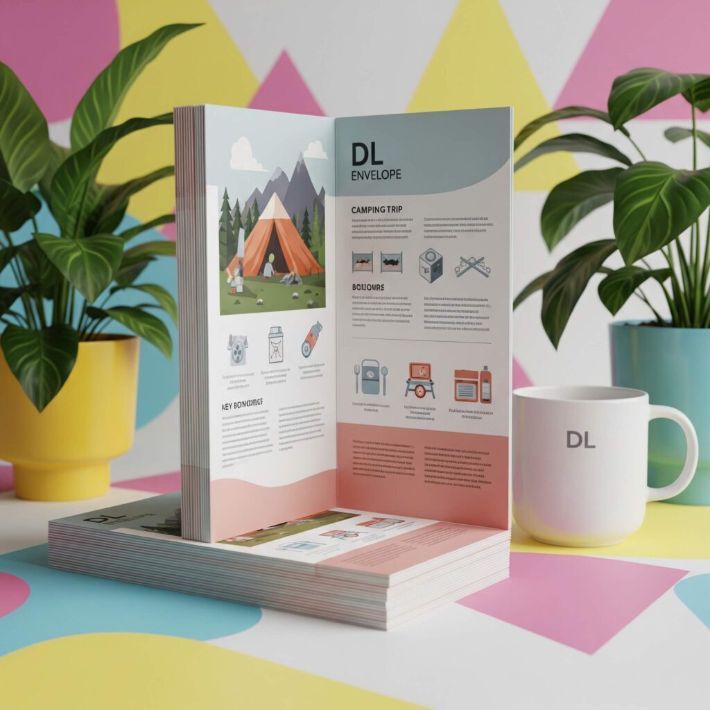 DL 150gsm Silk Booklets Self Cover