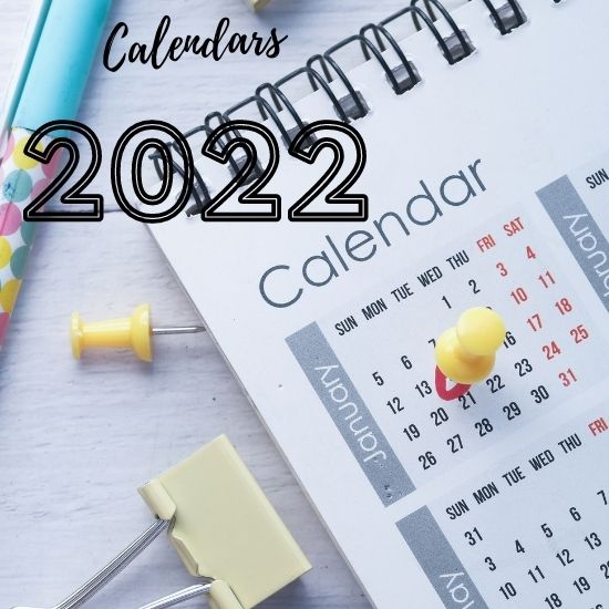 2022 wall calendars