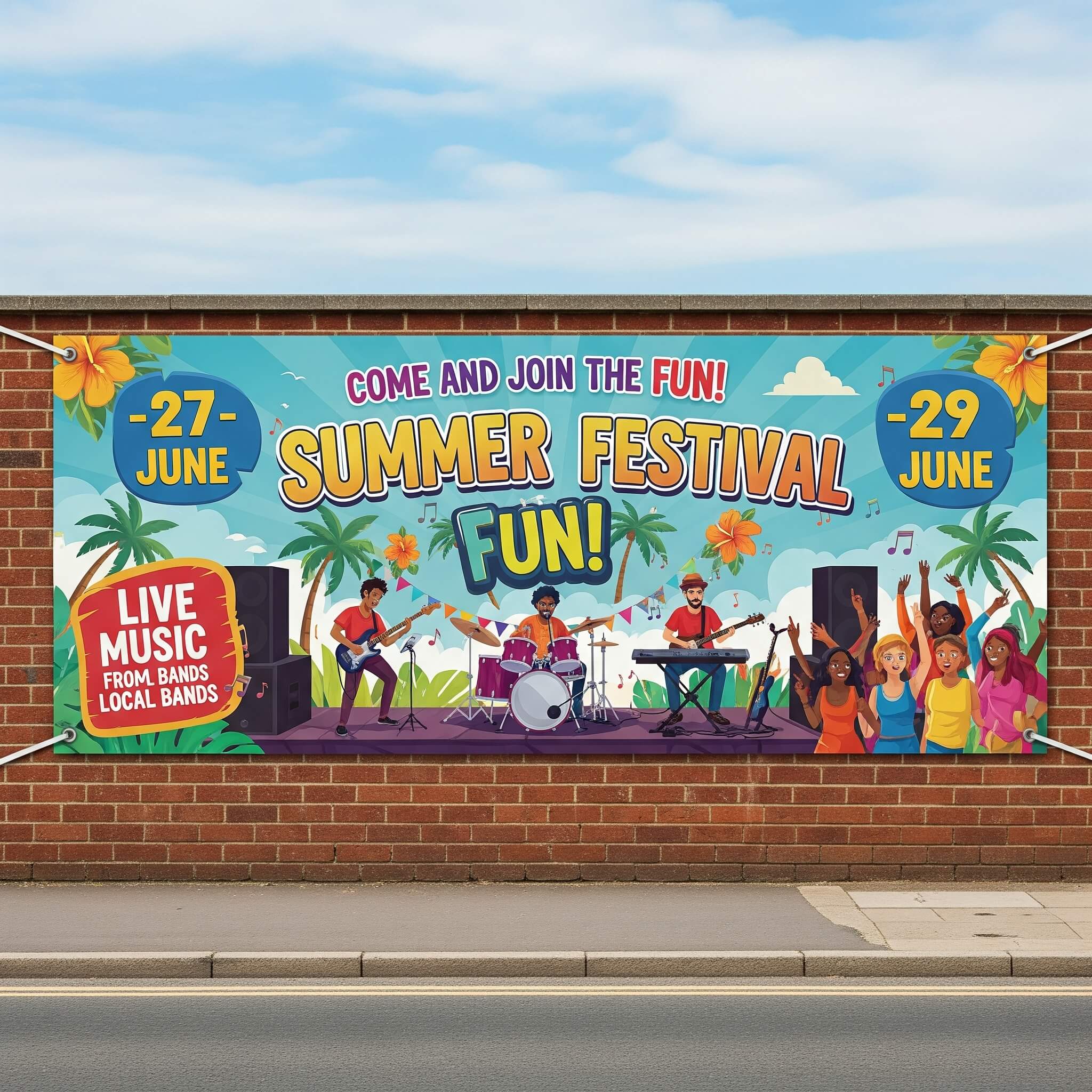 Banners full colour printing